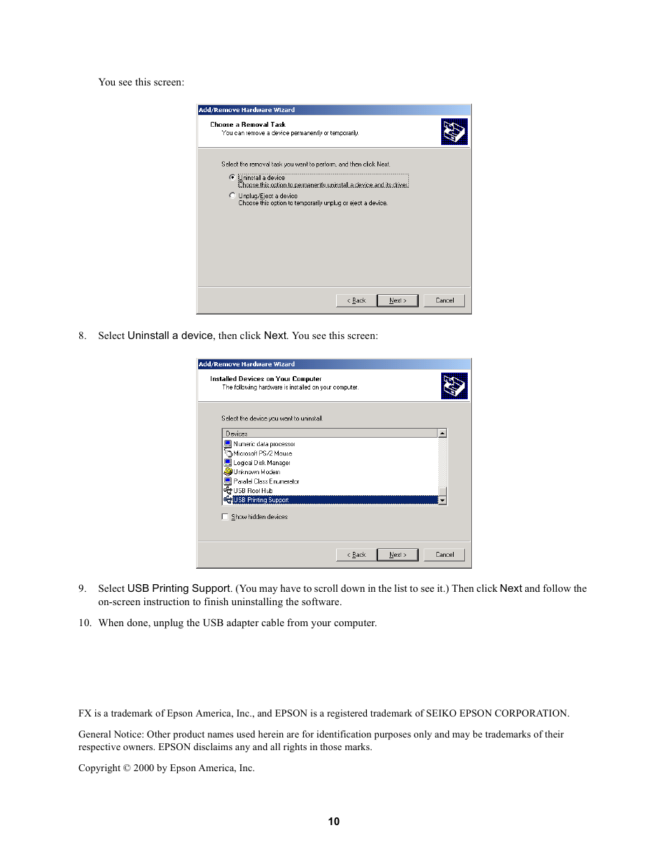 Garmin FX-880 User Manual | Page 10 / 10