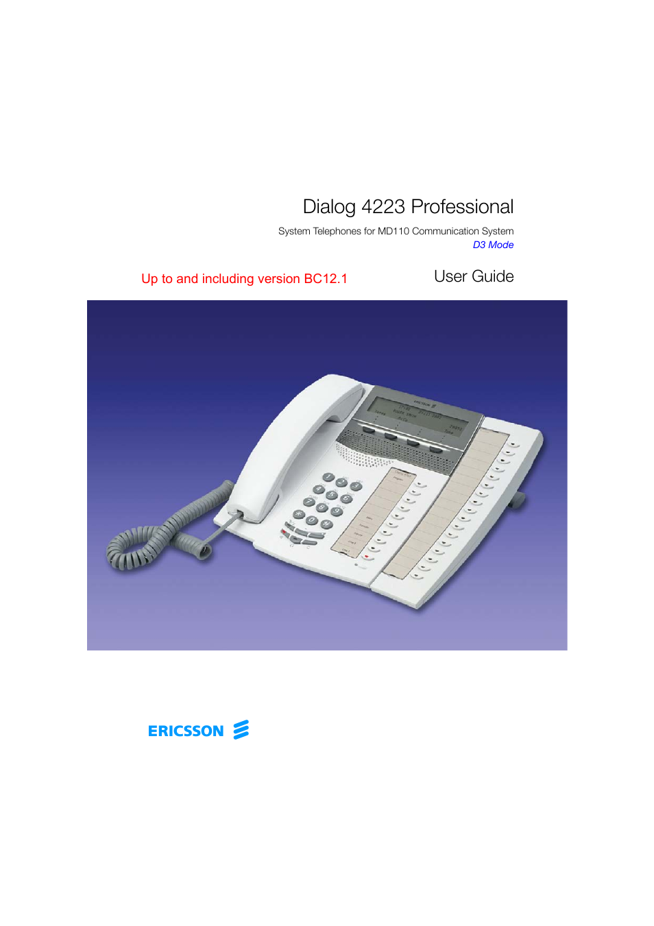 Dialog 4223 Professional User Manual | 110 pages