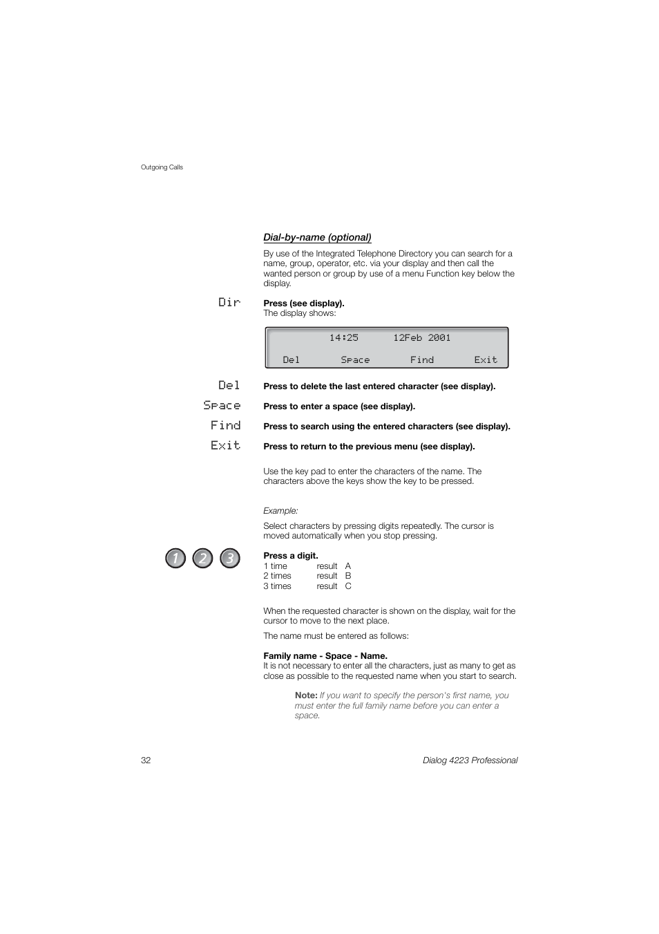 Dialog 4223 Professional User Manual | Page 32 / 110