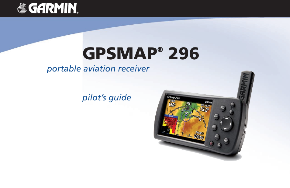 Garmin GPSMAP 296 User Manual | 168 pages