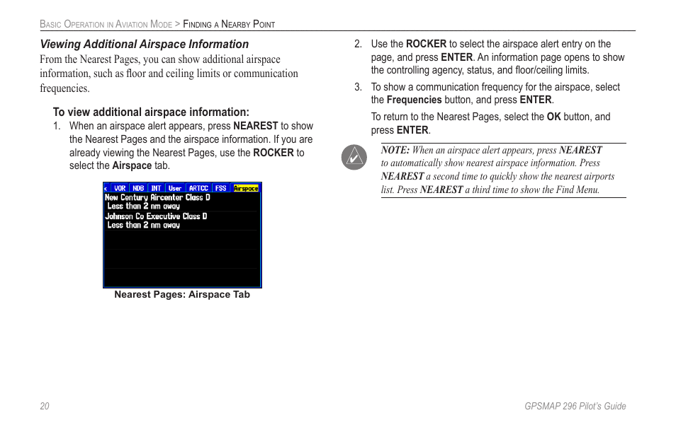 Garmin GPSMAP 296 User Manual | Page 28 / 168