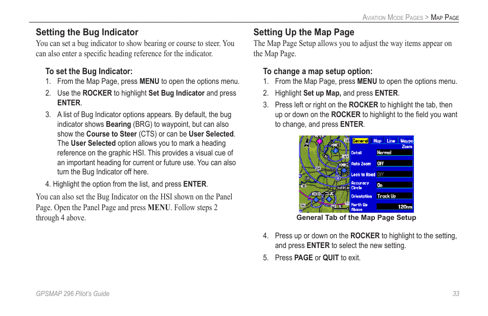 Garmin GPSMAP 296 User Manual | Page 41 / 168