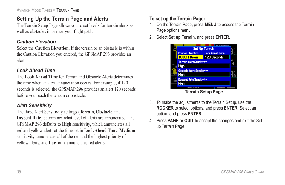 Garmin GPSMAP 296 User Manual | Page 46 / 168