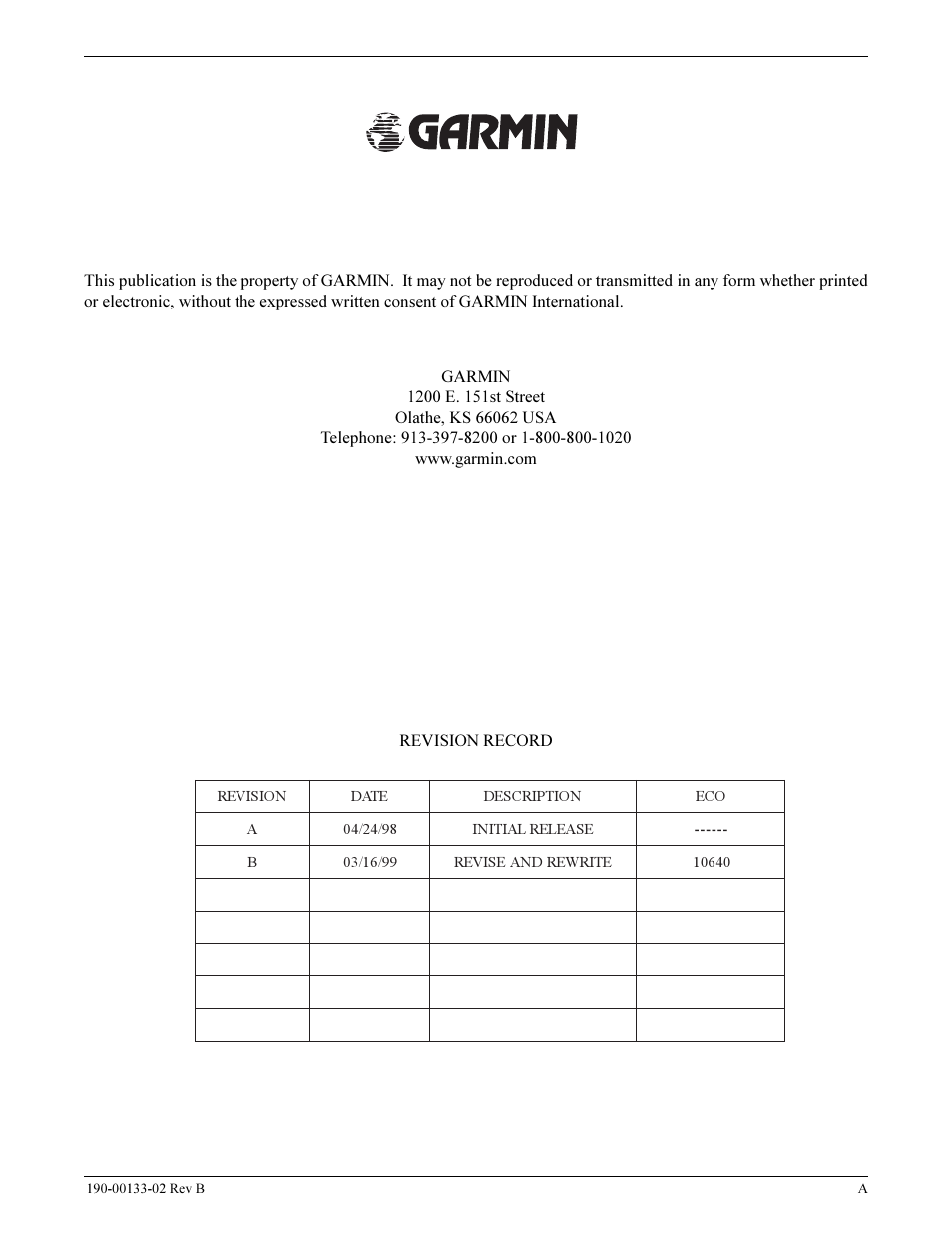 Garmin GTX 320 ATC User Manual | Page 2 / 24