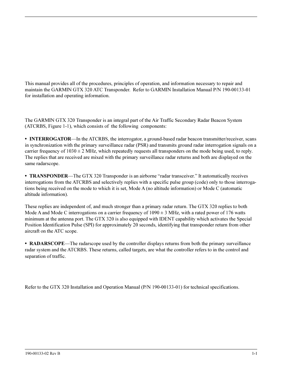 Garmin GTX 320 ATC User Manual | Page 4 / 24