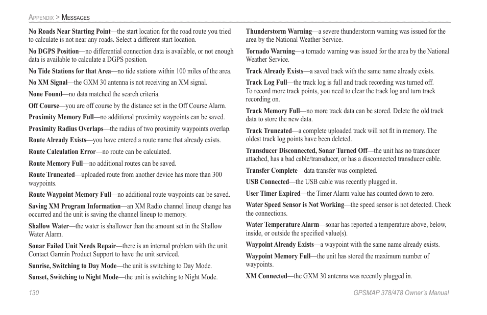 Garmin GPSMAP 190-00683-00 User Manual | Page 138 / 152