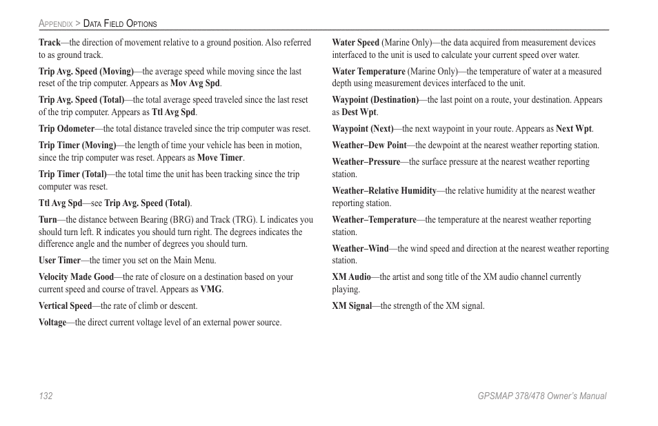 Garmin GPSMAP 190-00683-00 User Manual | Page 140 / 152