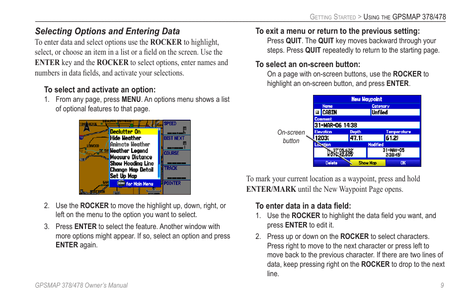 Garmin GPSMAP 190-00683-00 User Manual | Page 17 / 152