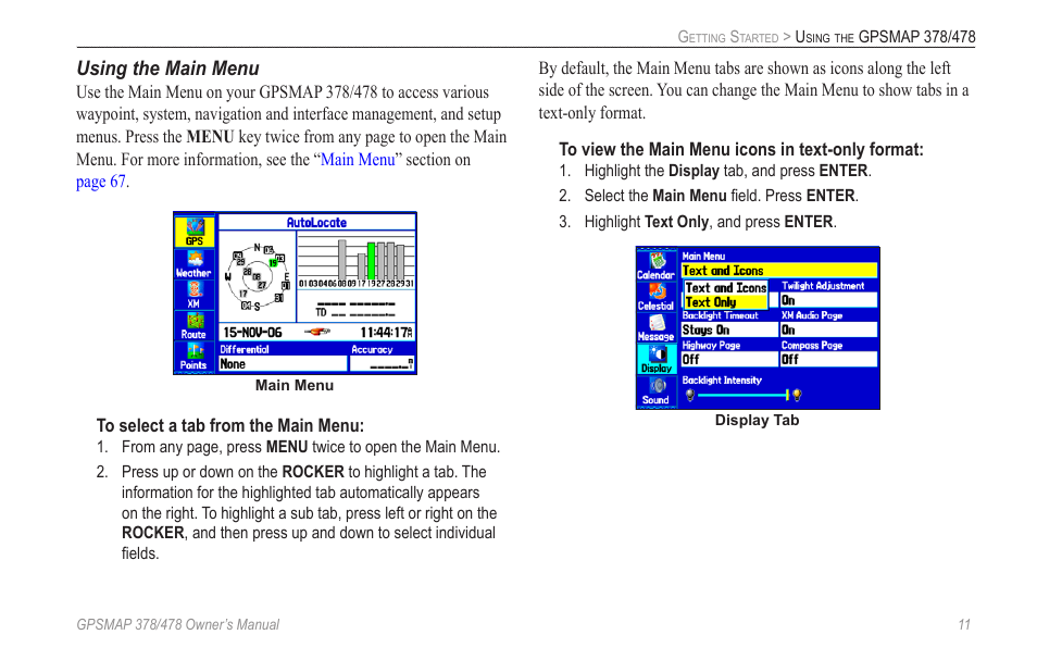 Garmin GPSMAP 190-00683-00 User Manual | Page 19 / 152