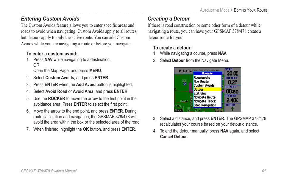 Garmin GPSMAP 190-00683-00 User Manual | Page 69 / 152