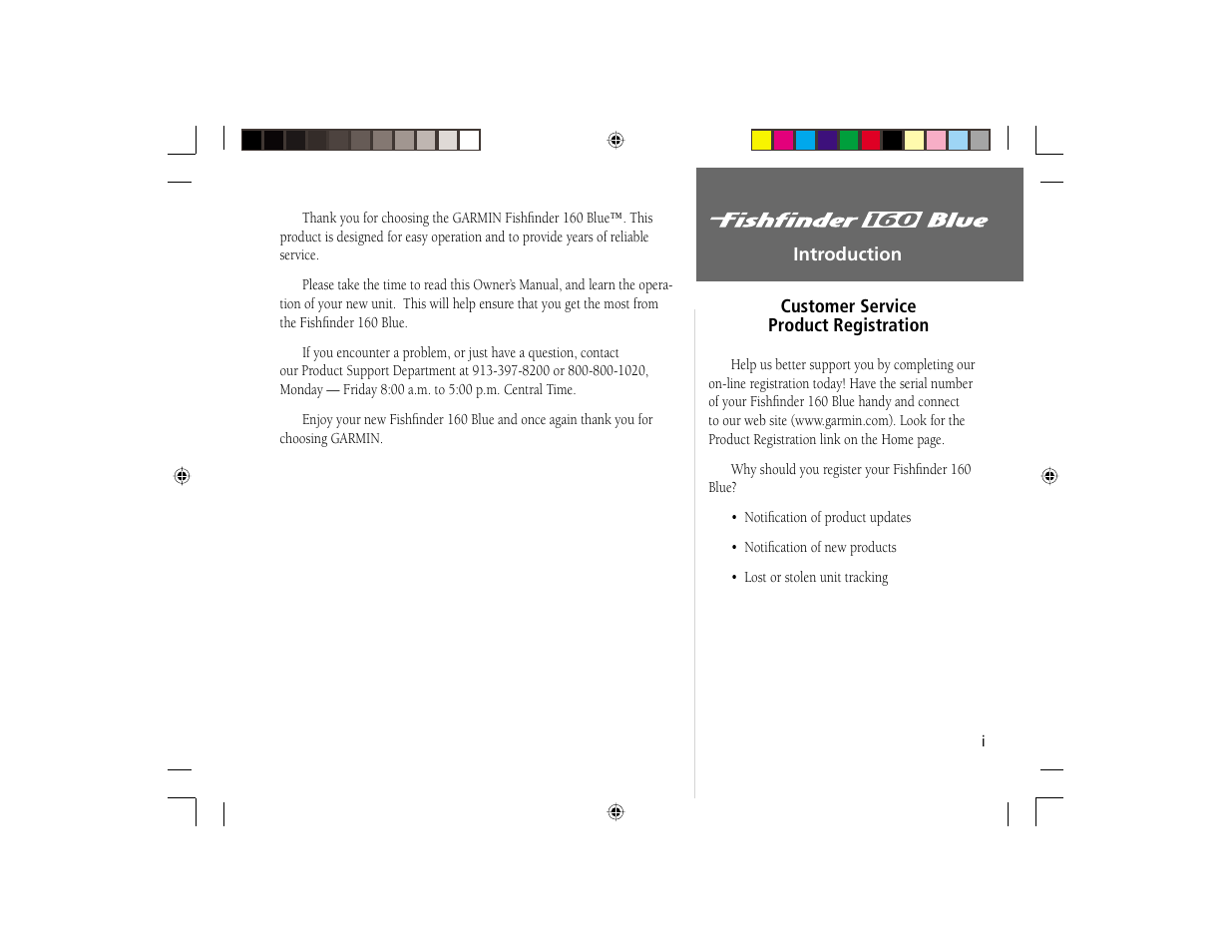 Garmin 160 BLUE User Manual | Page 3 / 50