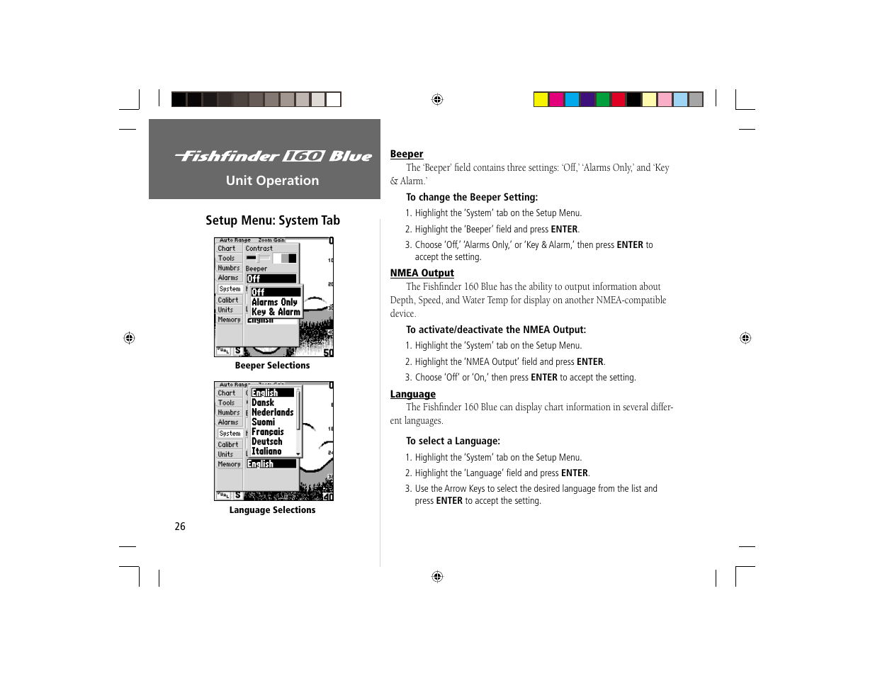 Garmin 160 BLUE User Manual | Page 34 / 50