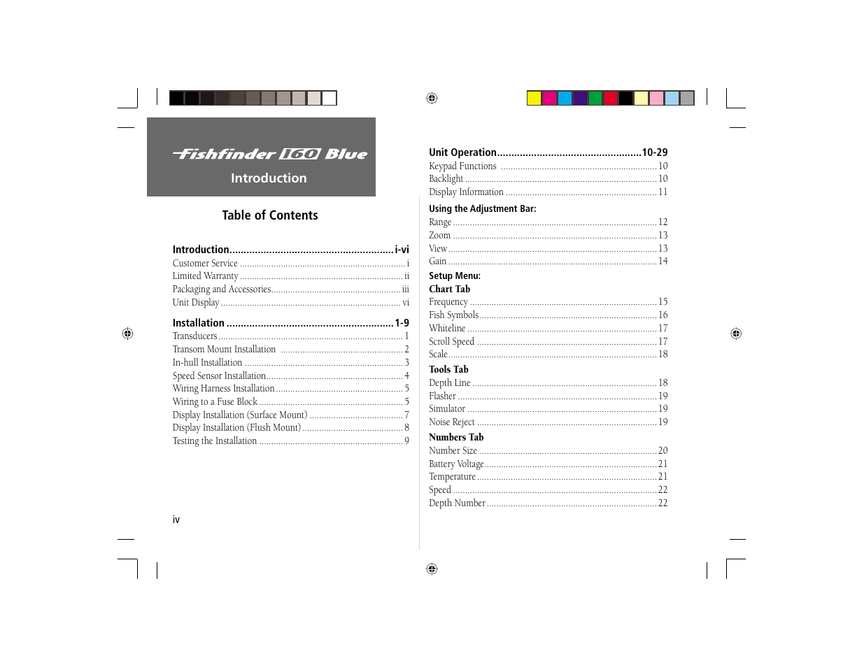 Garmin 160 BLUE User Manual | Page 6 / 50