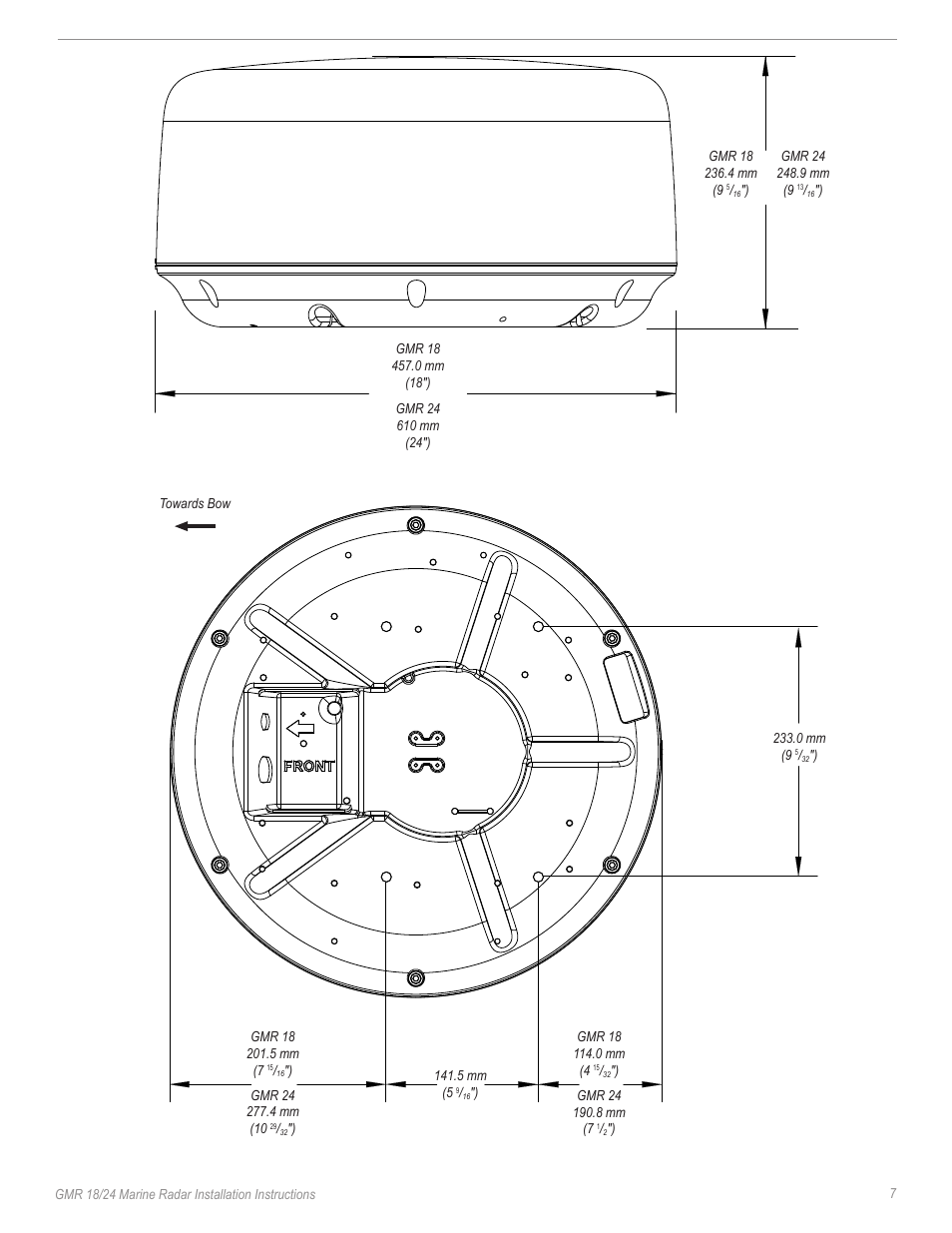 Garmin GMR 18/24 User Manual | Page 9 / 12