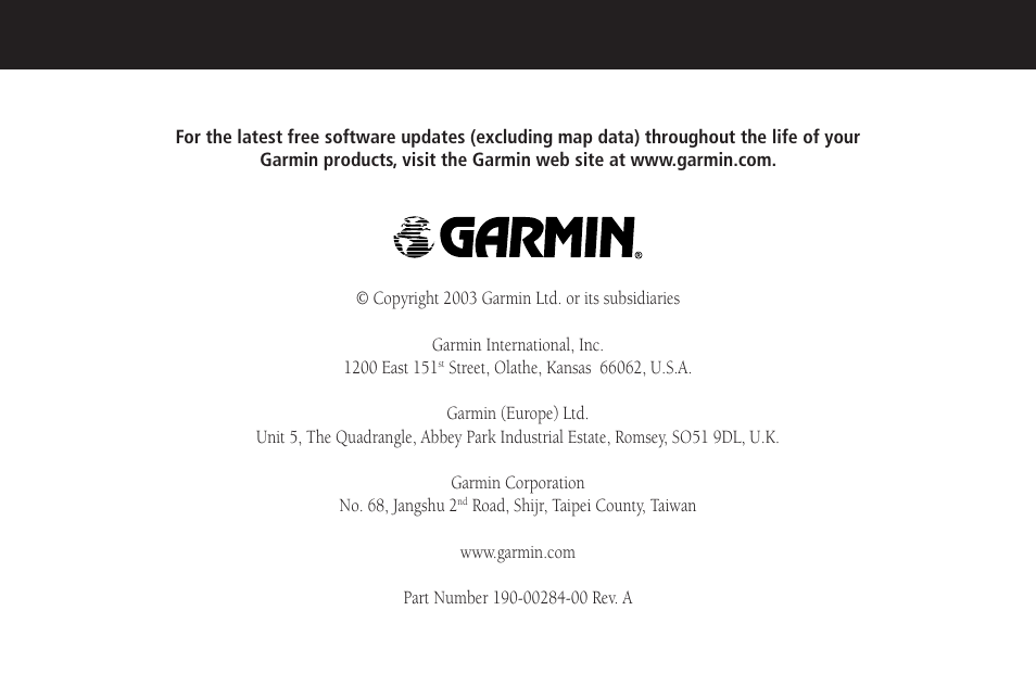 Garmin Rino 130 User Manual | Page 130 / 130