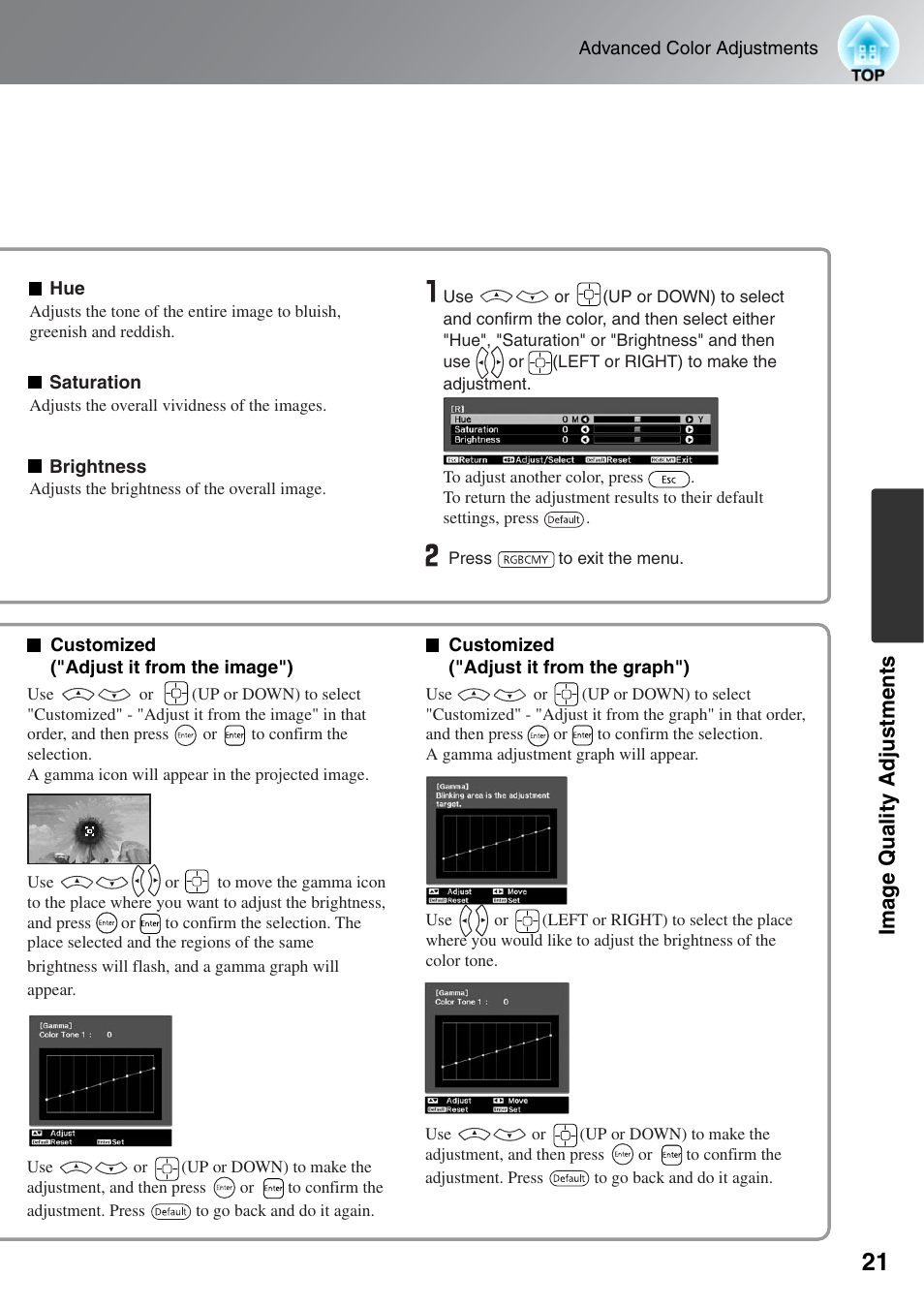 Epson EH-TW4000 User Manual | Page 23 / 64