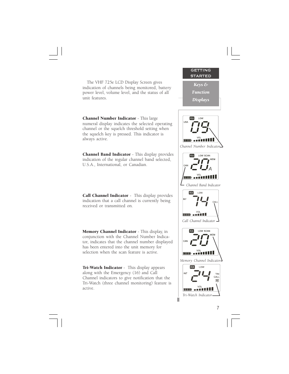 Garmin VHF 725e User Manual | Page 13 / 44