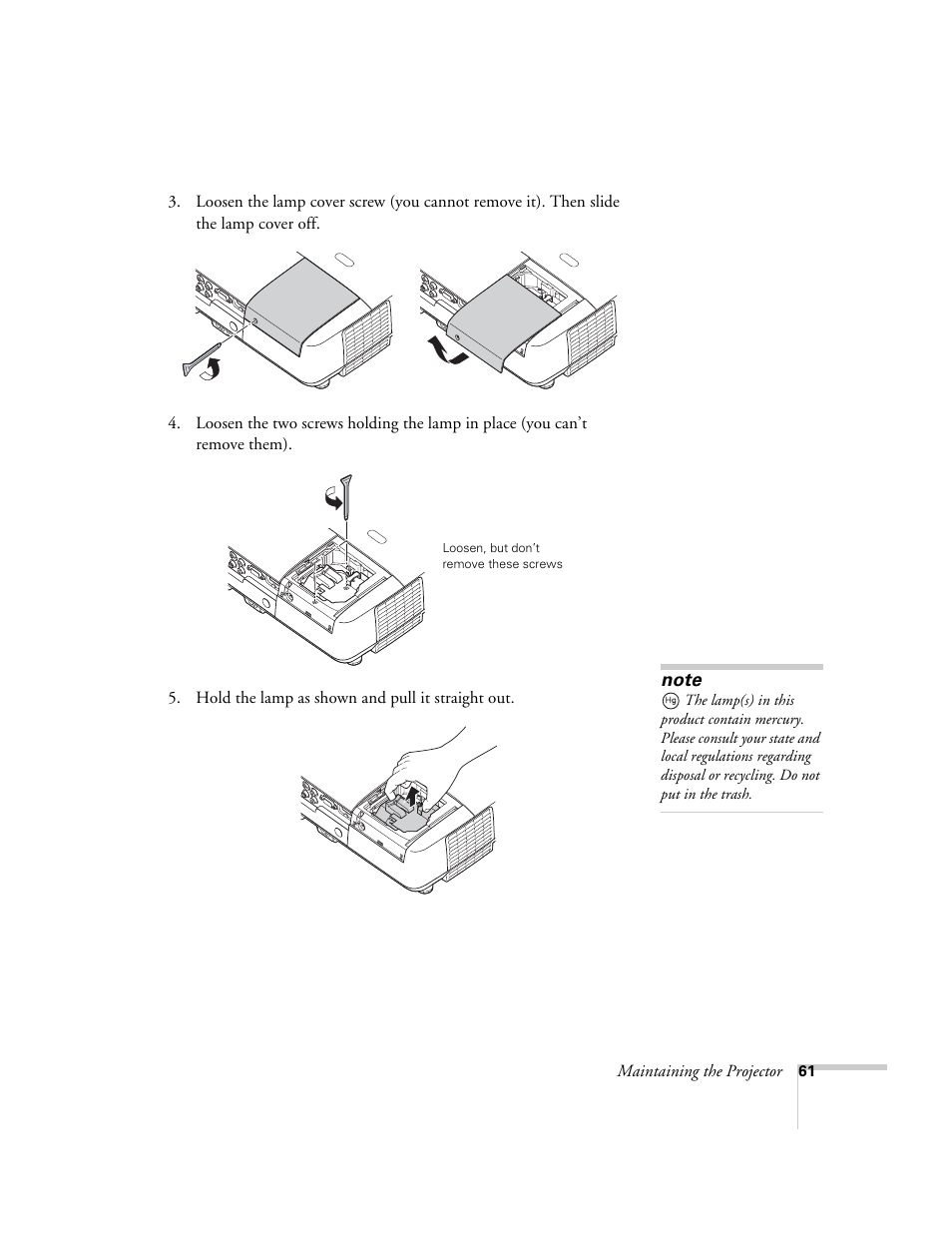 Epson EX21 User Manual | Page 61 / 96
