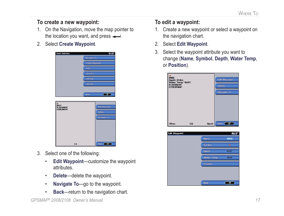 Garmin GPSMAP 2108 User Manual | Page 21 / 124