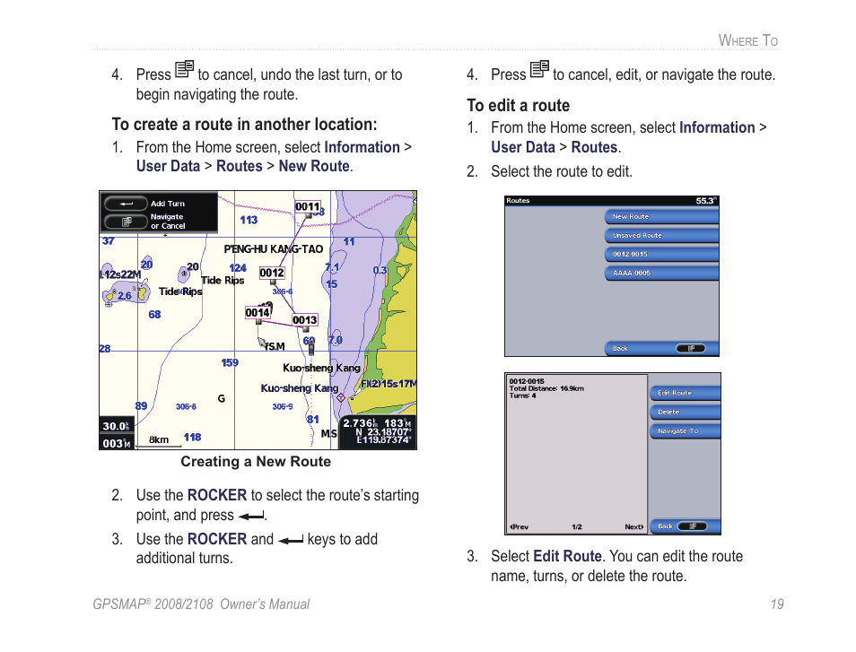 Garmin GPSMAP 2108 User Manual | Page 23 / 124