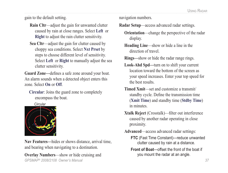 Garmin GPSMAP 2108 User Manual | Page 41 / 124