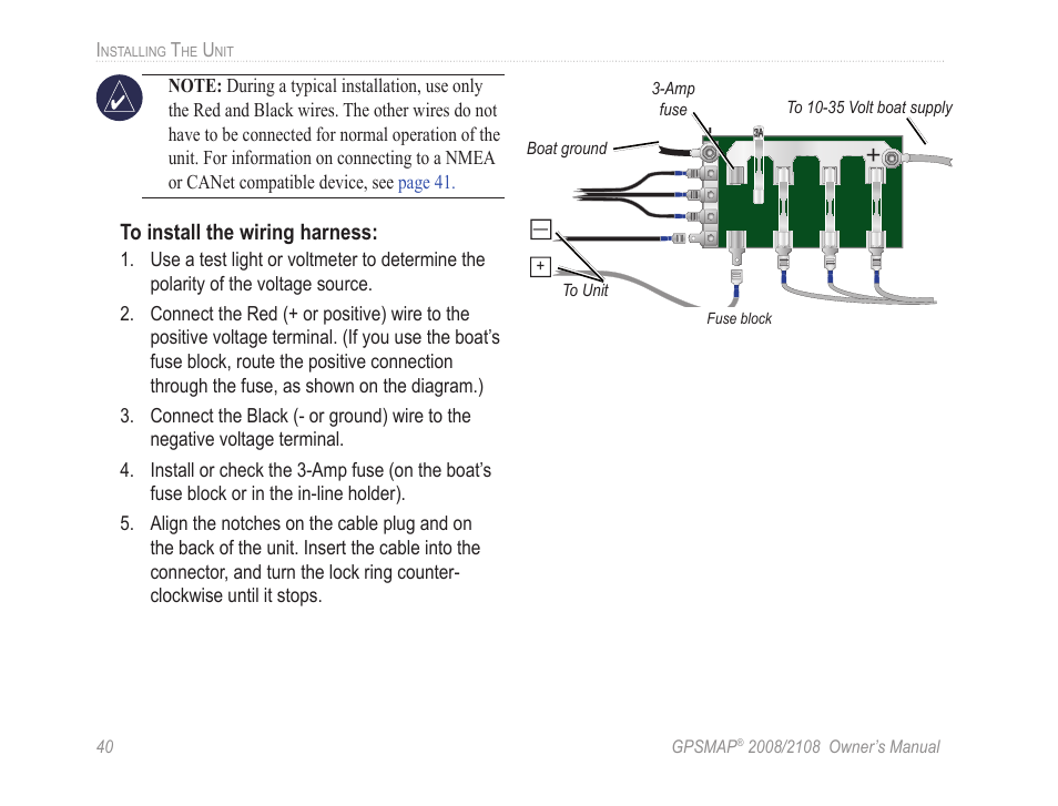 Garmin GPSMAP 2108 User Manual | Page 44 / 124