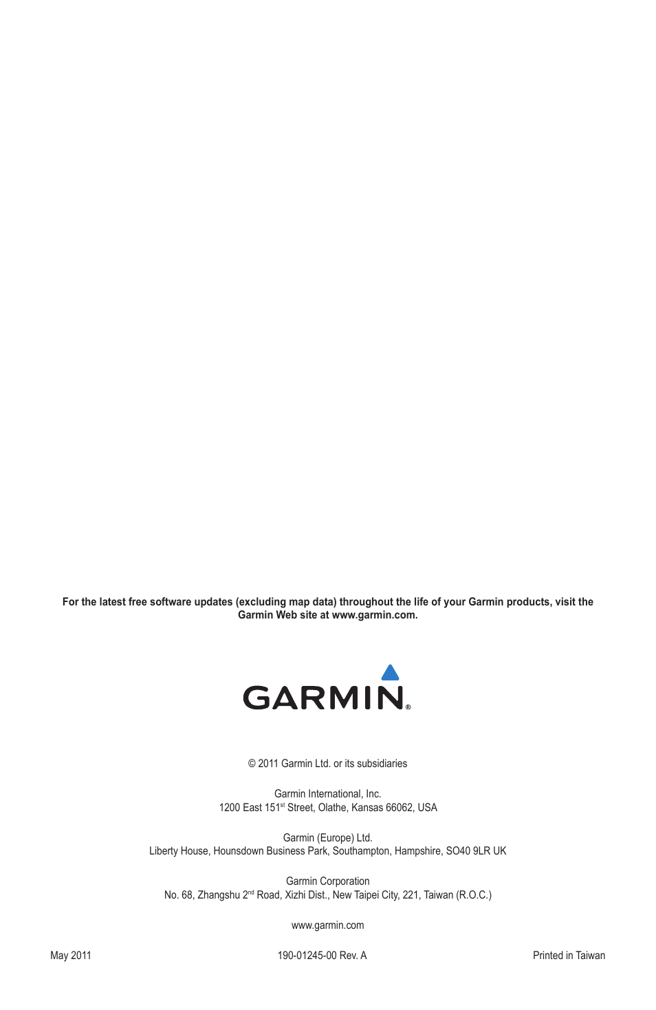 Garmin 7000 User Manual | Page 24 / 24