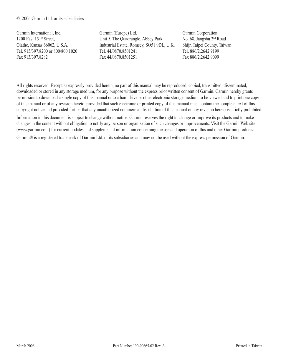 Garmin GMR 21/41 User Manual | Page 2 / 13