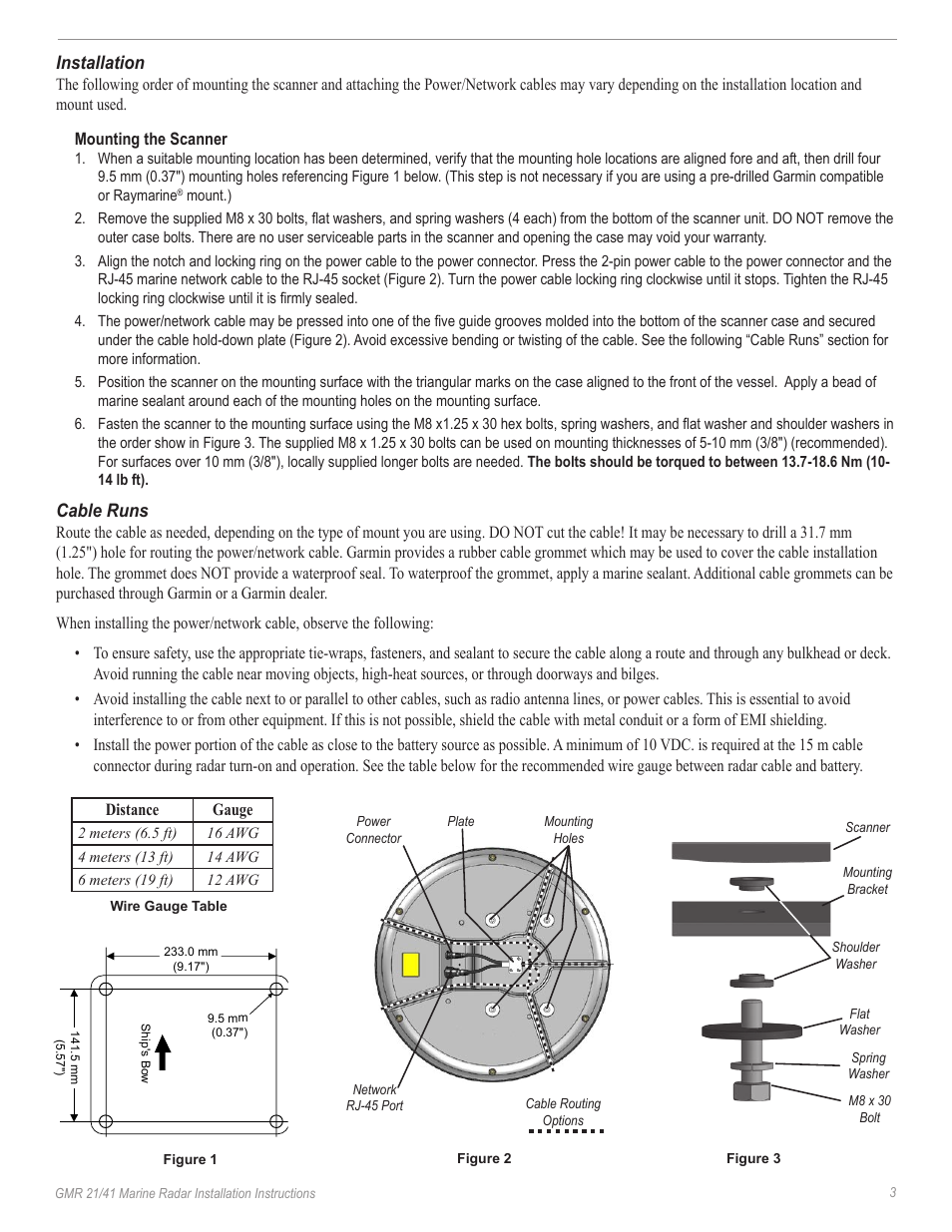 Garmin GMR 21/41 User Manual | Page 5 / 13