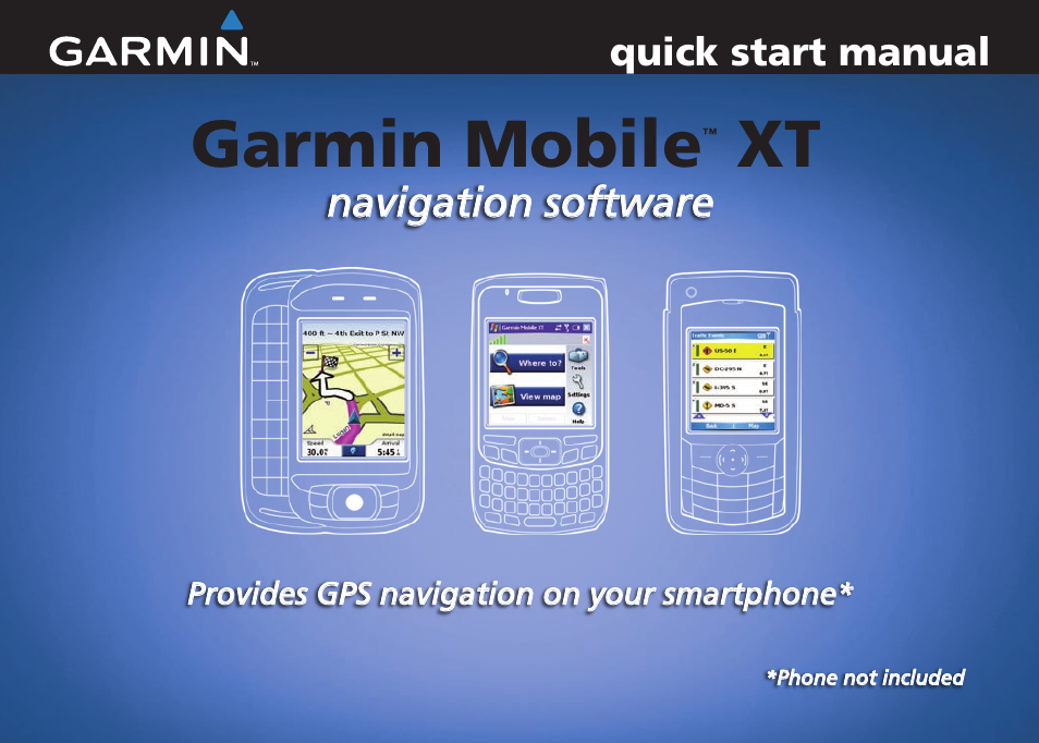 Garmin MOBILE XT User Manual | 8 pages