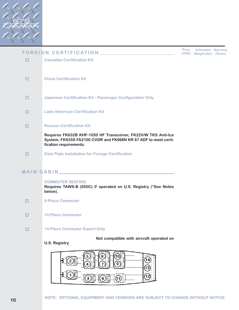 Garmin CARAVAN 675 User Manual | Page 11 / 30