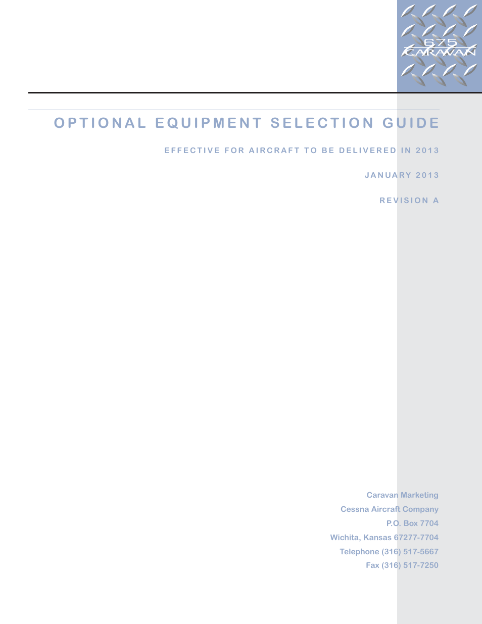 Garmin CARAVAN 675 User Manual | Page 2 / 30