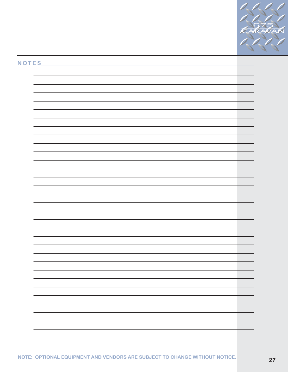 Garmin CARAVAN 675 User Manual | Page 28 / 30