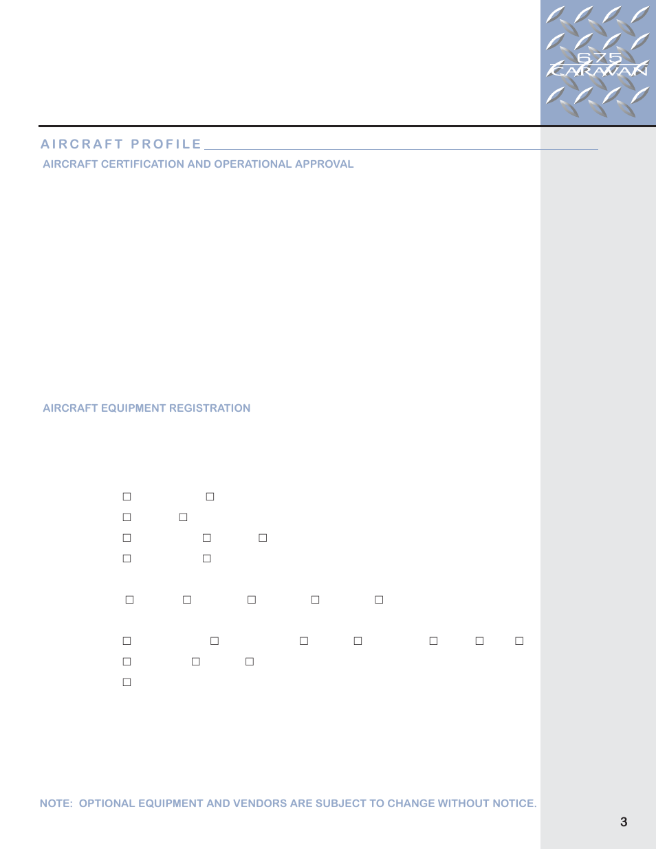 Garmin CARAVAN 675 User Manual | Page 4 / 30