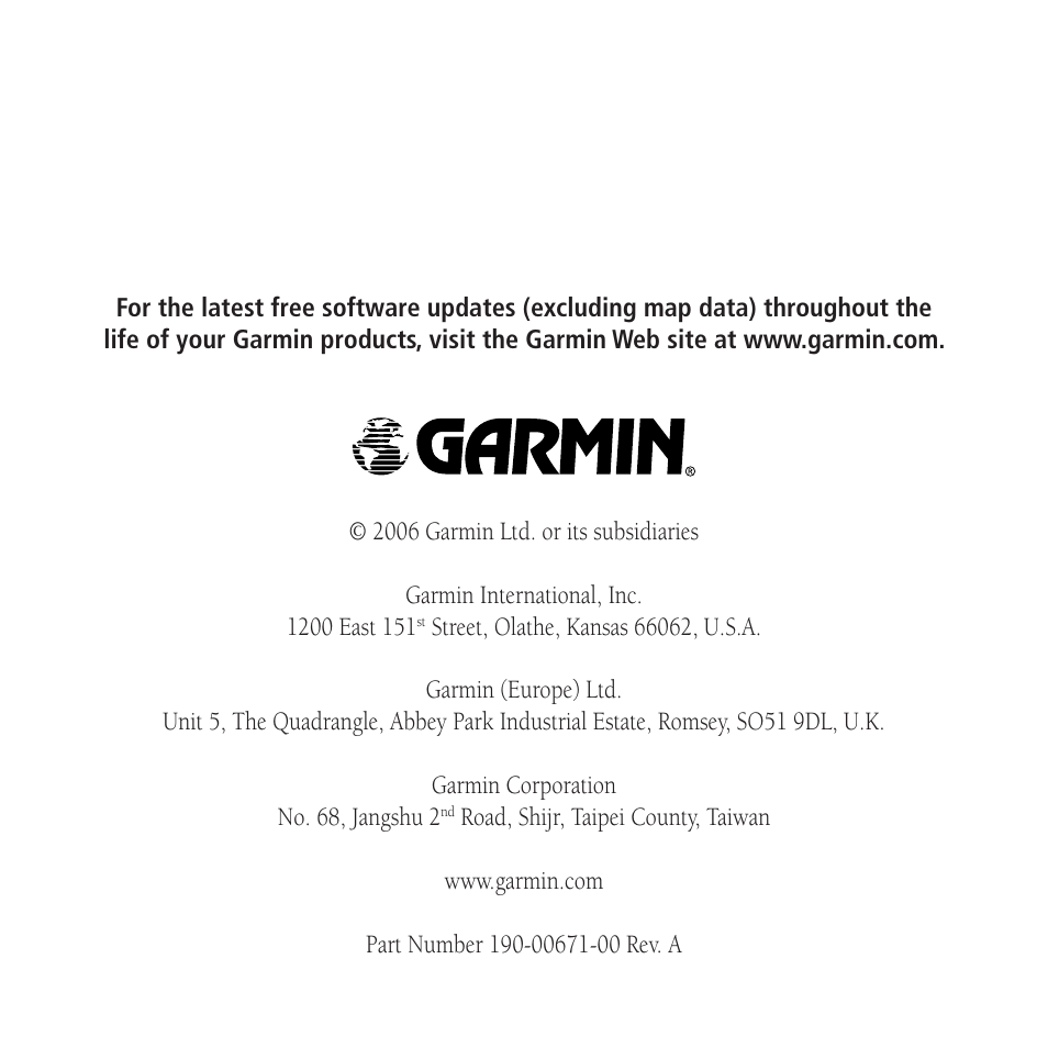 Garmin 360 User Manual | Page 72 / 72