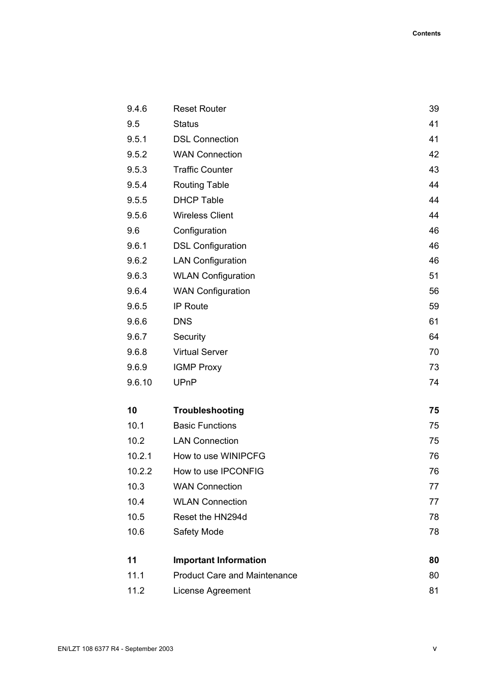 Garmin HN294DP/DI User Manual | Page 5 / 104