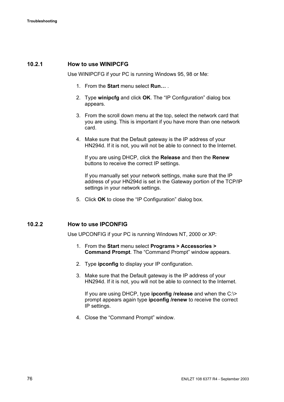 Garmin HN294DP/DI User Manual | Page 82 / 104