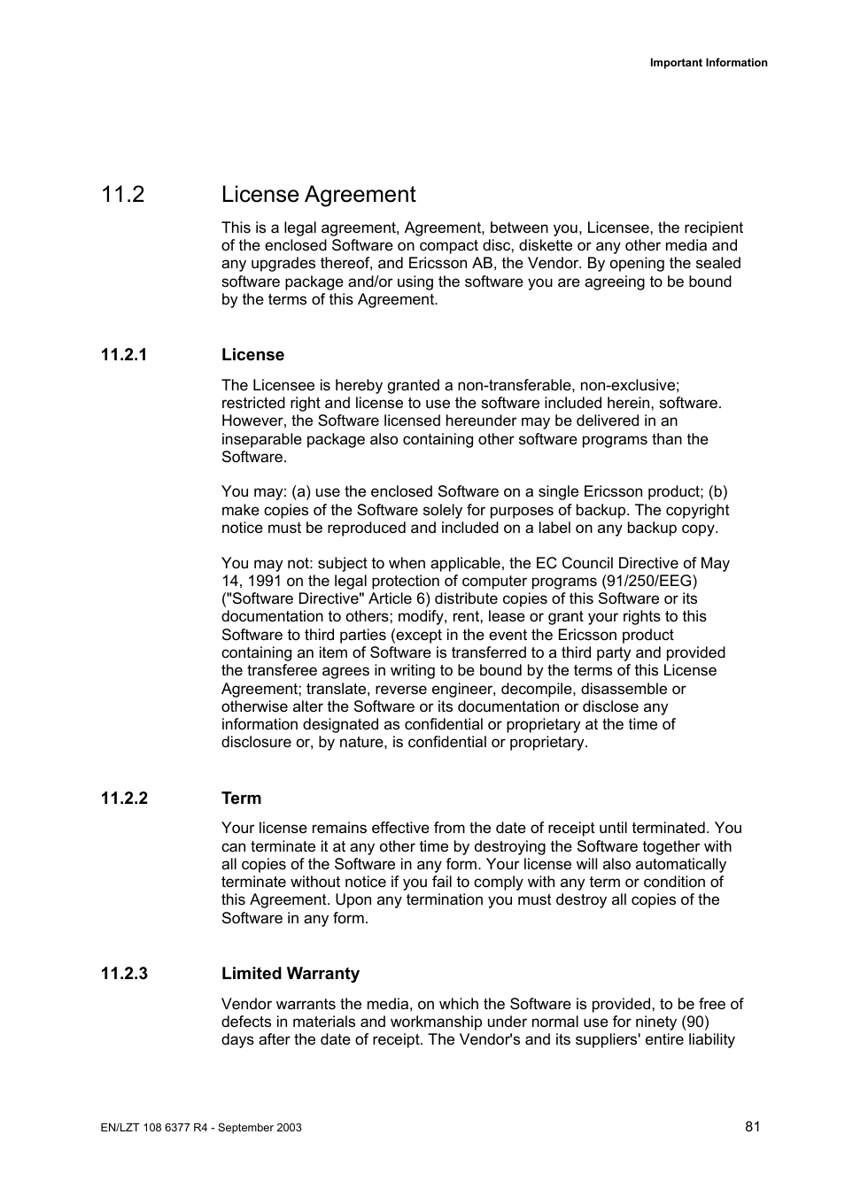 2 license agreement | Garmin HN294DP/DI User Manual | Page 87 / 104