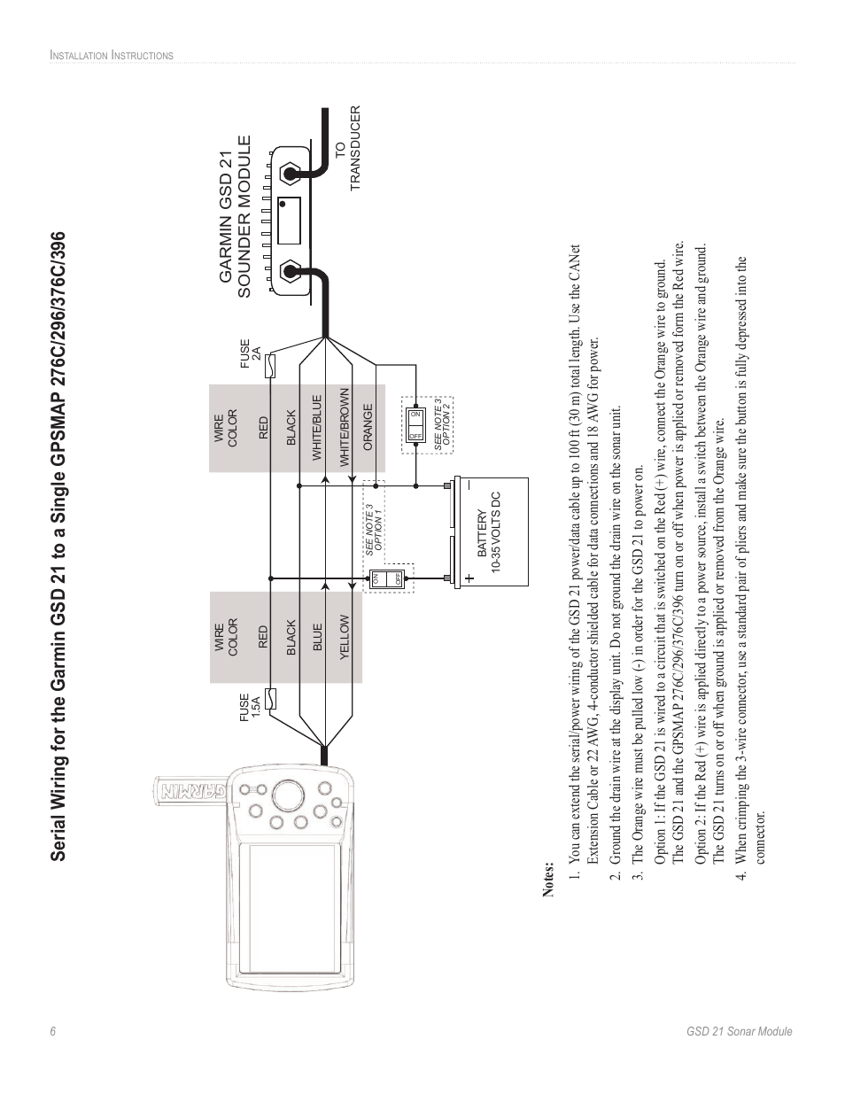 Garmin gsd 21 sounder module | Garmin GSD 21 User Manual | Page 8 / 14