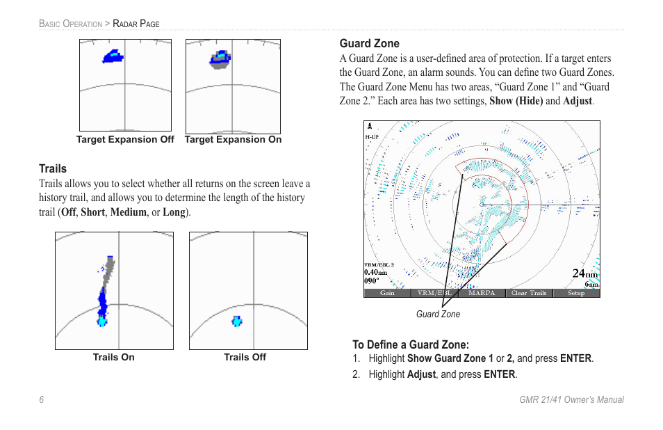 Garmin GMR 21/41 User Manual | Page 12 / 26