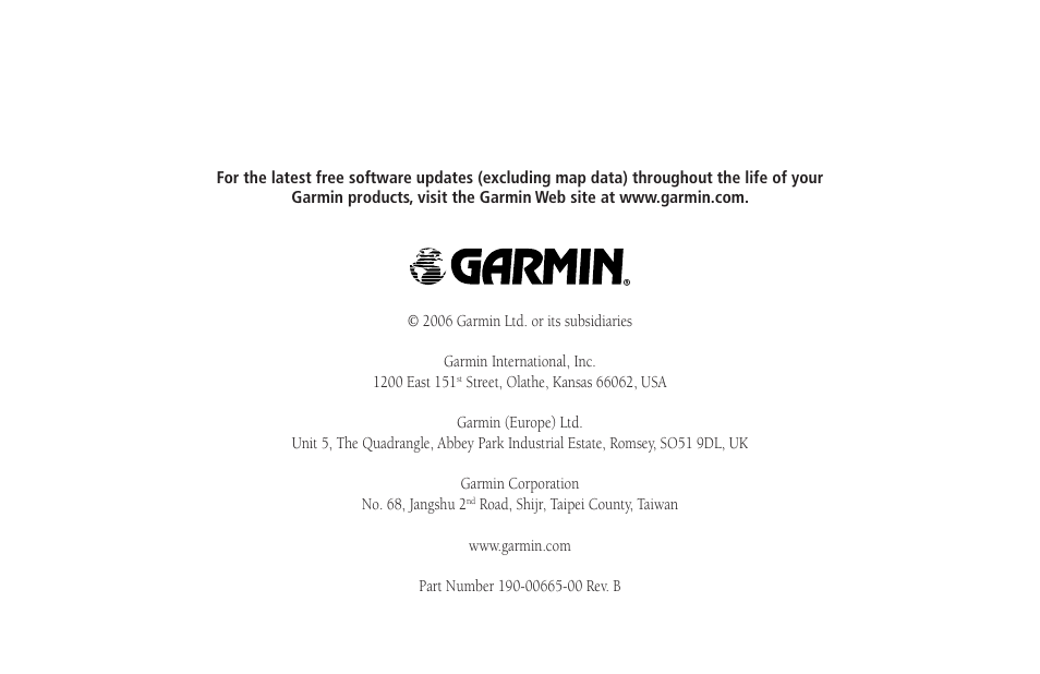 Garmin GMR 21/41 User Manual | Page 26 / 26