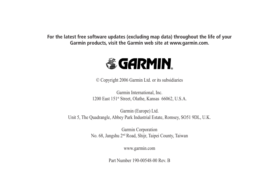 Garmin 520 User Manual | Page 132 / 132