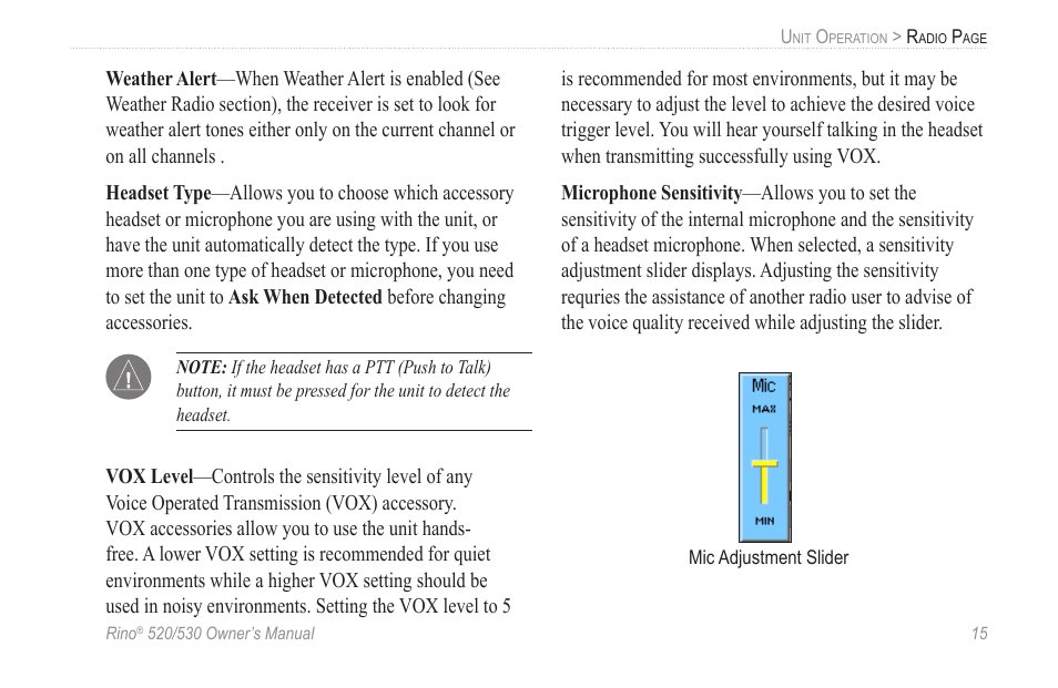 Garmin 520 User Manual | Page 25 / 132