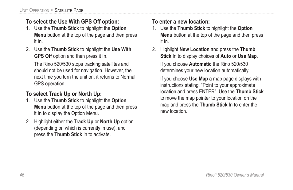 Garmin 520 User Manual | Page 56 / 132