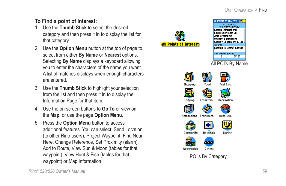 Garmin 520 User Manual | Page 69 / 132