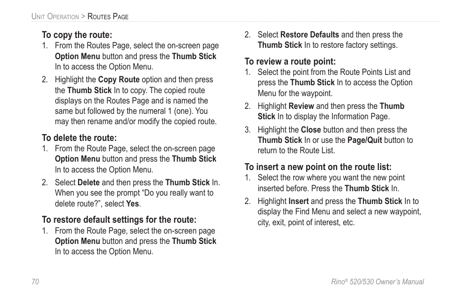 Garmin 520 User Manual | Page 80 / 132