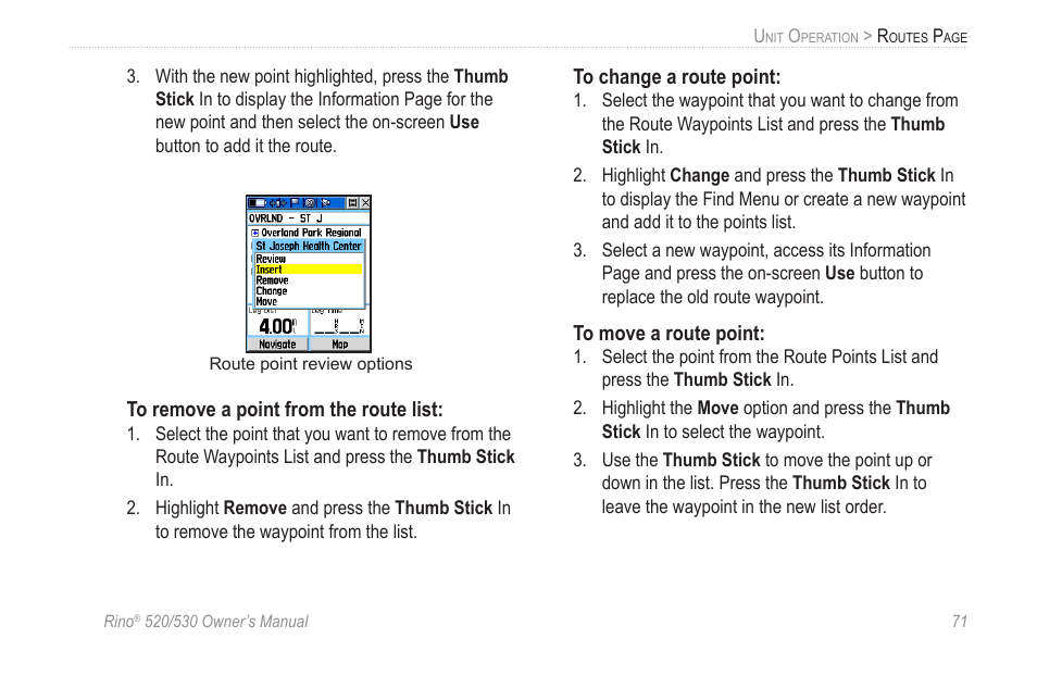 Garmin 520 User Manual | Page 81 / 132