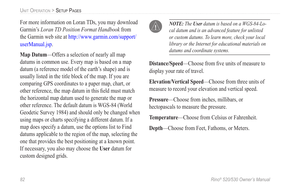 Garmin 520 User Manual | Page 92 / 132