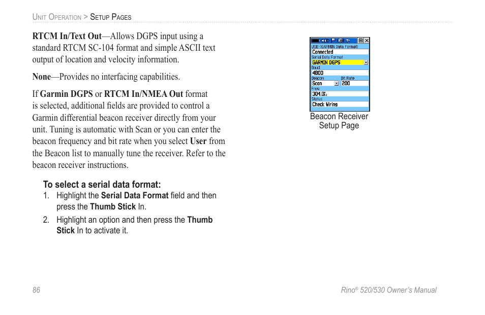 Garmin 520 User Manual | Page 96 / 132