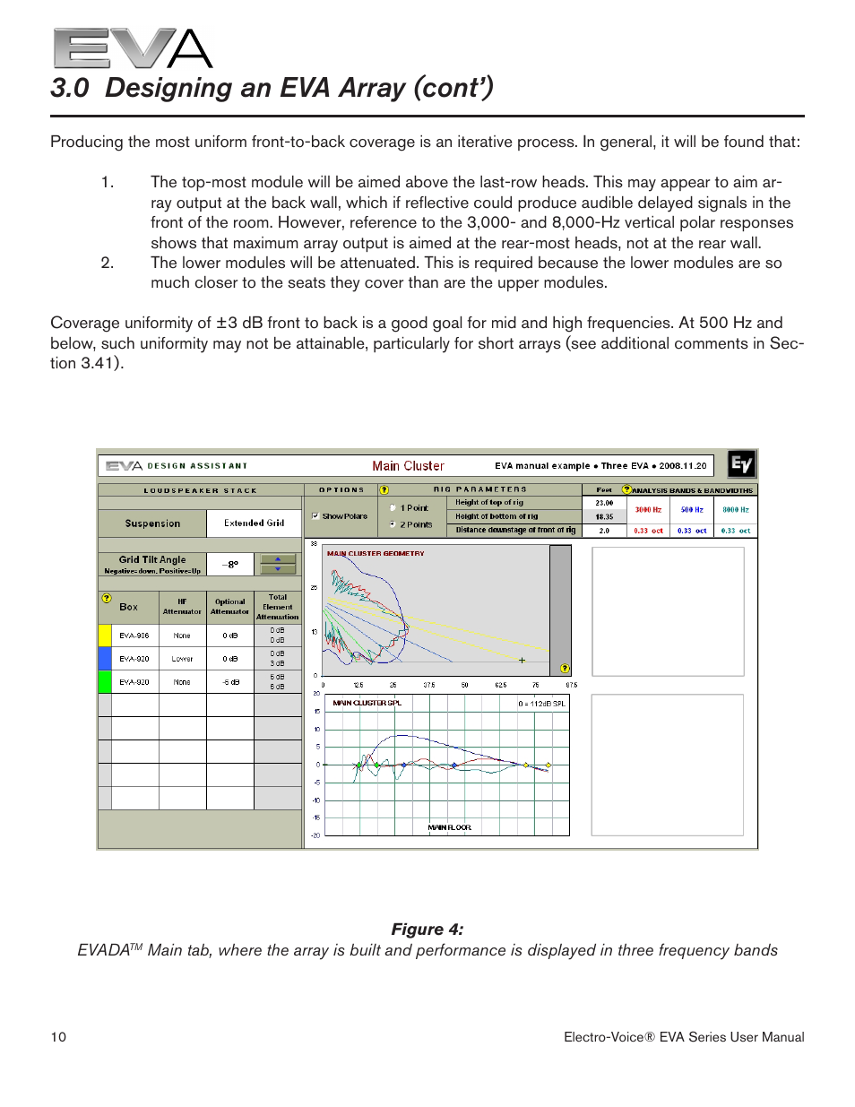 0 designing an eva array (cont’) | EVA -2082S/920 User Manual | Page 10 / 36